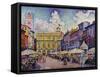 The Herb Market, Verona-Paul Signac-Framed Stretched Canvas