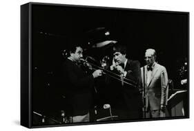 The Herb Miller Orchestra in Concert at the Forum Theatre, Hatfield, Hertfordshire, 1985-Denis Williams-Framed Stretched Canvas