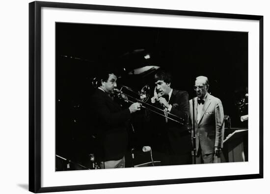 The Herb Miller Orchestra in Concert at the Forum Theatre, Hatfield, Hertfordshire, 1985-Denis Williams-Framed Photographic Print