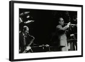 The Herb Miller Orchestra Playing at the Forum Theatre, Hatfield, Hertfordshire, 5 October 1985-Denis Williams-Framed Photographic Print