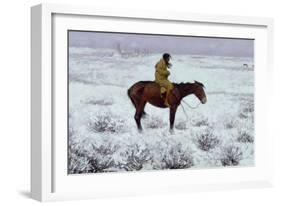 The Herd Boy-Frederic Sackrider Remington-Framed Giclee Print