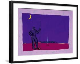 The Herdsman-Gerry Baptist-Framed Giclee Print