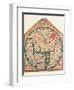 The Hereford Mappa Mundi, (C128), 1912-Richard de Bello-Framed Giclee Print