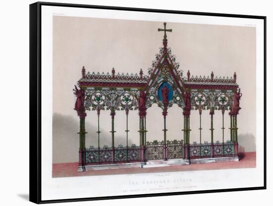 The Hereford Screen, 19th Century-John Burley Waring-Framed Stretched Canvas