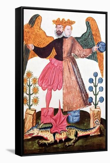 The Hermetic Androgyne, Late 17th Century-null-Framed Stretched Canvas