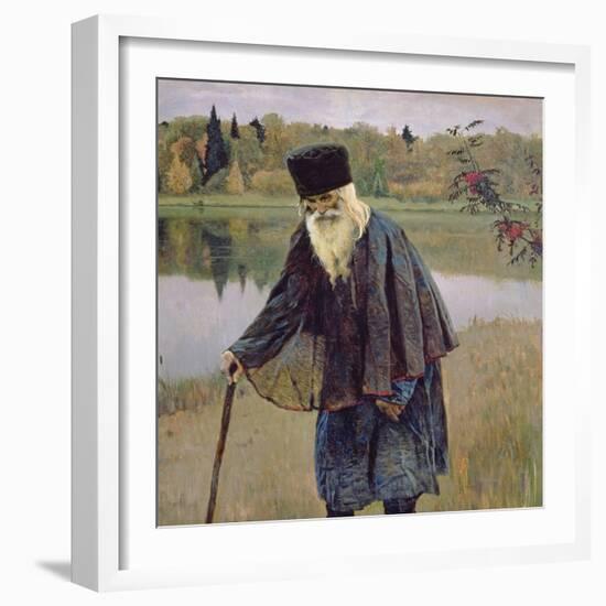 The Hermit, 1888-Mikhail Vasilievich Nesterov-Framed Giclee Print