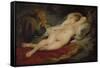 The Hermit and Sleeping Angelica-Peter Paul Rubens-Framed Stretched Canvas