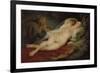 The Hermit and Sleeping Angelica-Peter Paul Rubens-Framed Giclee Print