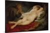 The Hermit and Sleeping Angelica-Peter Paul Rubens-Stretched Canvas