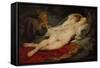 The Hermit and Sleeping Angelica-Peter Paul Rubens-Framed Stretched Canvas