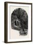 The Hermit's Cave, Depedale, the Dales of Derbyshire, UK, 19th Century-null-Framed Giclee Print