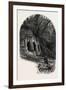 The Hermit's Cave, Depedale, the Dales of Derbyshire, UK, 19th Century-null-Framed Giclee Print