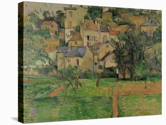 The Hermitage at Pontoise, 1884-Paul C?zanne-Stretched Canvas