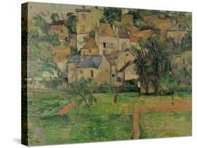 The Hermitage at Pontoise, 1884-Paul C?zanne-Stretched Canvas