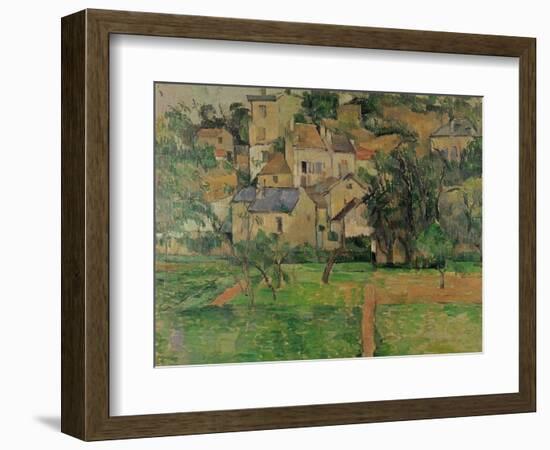 The Hermitage at Pontoise, 1884-Paul C?zanne-Framed Premium Giclee Print