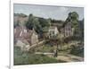 The Hermitage at Pontoise, C.1867-Camille Pissarro-Framed Giclee Print