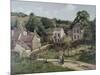 The Hermitage at Pontoise, C.1867-Camille Pissarro-Mounted Giclee Print