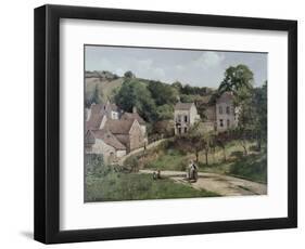 The Hermitage at Pontoise, C.1867-Camille Pissarro-Framed Giclee Print