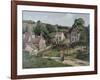 The Hermitage at Pontoise, C.1867-Camille Pissarro-Framed Giclee Print