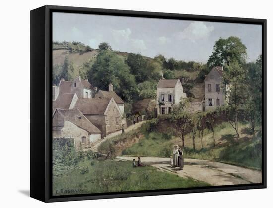 The Hermitage at Pontoise, C.1867-Camille Pissarro-Framed Stretched Canvas