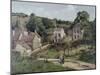 The Hermitage at Pontoise, C.1867-Camille Pissarro-Mounted Giclee Print