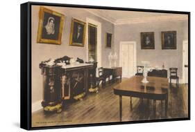 The Hermitage, Dining Room-null-Framed Stretched Canvas