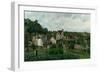 The Hermitage in Pontoise, 1867-Camille Pissarro-Framed Giclee Print