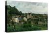 The Hermitage in Pontoise, 1867-Camille Pissarro-Stretched Canvas