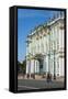 The Hermitage (Winter Palace), UNESCO World Heritage Site, St. Petersburg, Russia, Europe-Michael Runkel-Framed Stretched Canvas