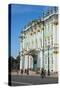 The Hermitage (Winter Palace), UNESCO World Heritage Site, St. Petersburg, Russia, Europe-Michael Runkel-Stretched Canvas