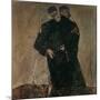 The Hermits, 1912-Egon Schiele-Mounted Giclee Print