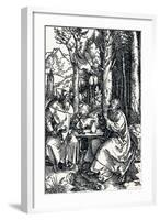 The Hermits St Anthony and St Paul, 1504-Albrecht Dürer-Framed Giclee Print