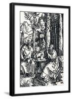 The Hermits St Anthony and St Paul, 1504-Albrecht Dürer-Framed Giclee Print