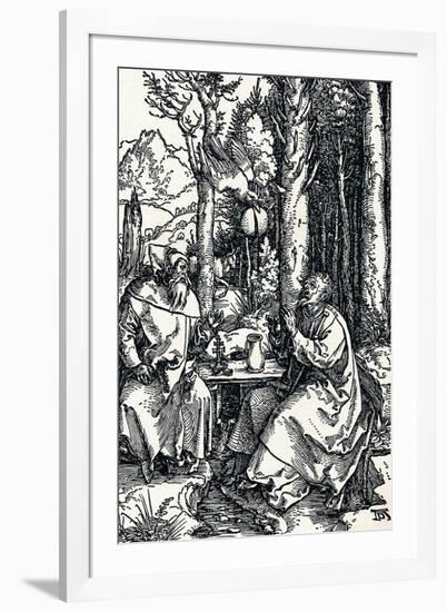 The Hermits St Anthony and St Paul, 1504-Albrecht Dürer-Framed Giclee Print