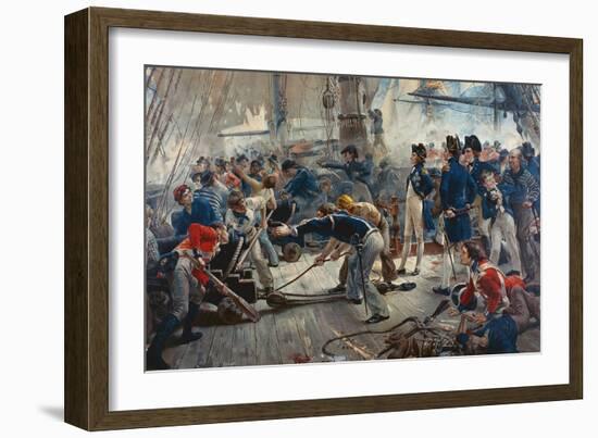 The Hero of Trafalgar-William Heysham Overend-Framed Giclee Print