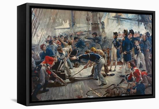 The Hero of Trafalgar-William Heysham Overend-Framed Stretched Canvas