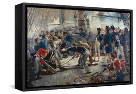 The Hero of Trafalgar-William Heysham Overend-Framed Stretched Canvas