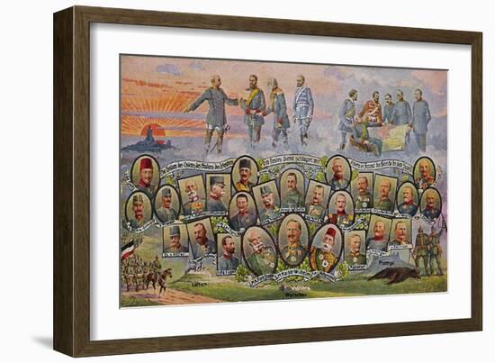 The Heroes of the East, the South, the West-null-Framed Giclee Print