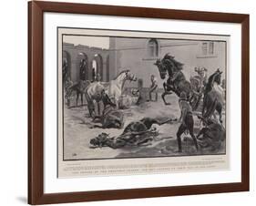 The Heroes of the Omdurman Charge, the 21st Lancers on their Way to the Front-John Charlton-Framed Giclee Print