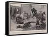 The Heroes of the Omdurman Charge, the 21st Lancers on their Way to the Front-John Charlton-Framed Stretched Canvas