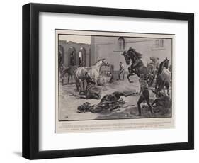 The Heroes of the Omdurman Charge, the 21st Lancers on their Way to the Front-John Charlton-Framed Giclee Print