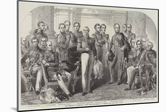 The Heroes of Waterloo-John Prescott Knight-Mounted Giclee Print