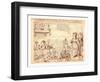 The Heroic Charlotte La Corday, Upon Her Trial, at the Bar of the Revolutionary Tribunal of Paris-null-Framed Premium Giclee Print