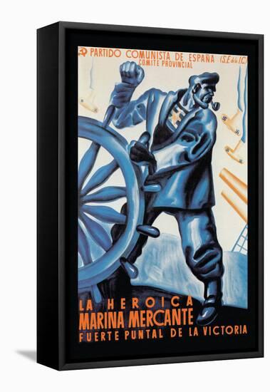The Heroic Merchant Navy-Puyol-Framed Stretched Canvas