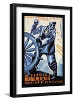 The Heroic Merchant Navy-Puyol-Framed Art Print