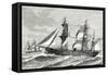 The Heroine Armored Frigate Launched in 1864-null-Framed Stretched Canvas