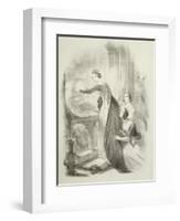 The Heroine of the Savoy-Joseph Nash-Framed Giclee Print