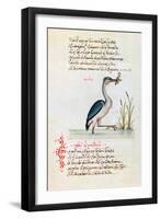 The Heron, 1564-null-Framed Giclee Print