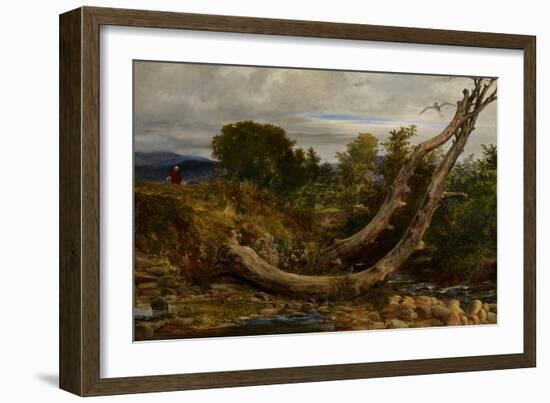 The Heron Disturbed, C.1850-Richard Redgrave-Framed Giclee Print