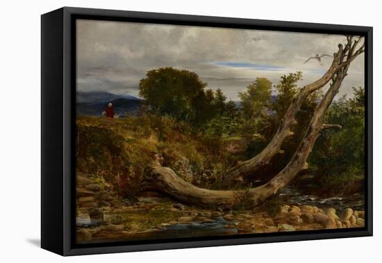 The Heron Disturbed, C.1850-Richard Redgrave-Framed Stretched Canvas